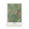 Eton, Georgia map print, 12" x 18" Archival Matte Print mockup