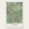 Fair Oaks, Georgia map print, the full design