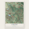 Fairview, Newton County, Georgia map print, the full design