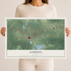 Gordon, Georgia map print, 12" x 18" Archival Matte Print mockup