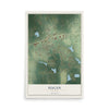 Hagan, Georgia map print, 12" x 18" Archival Matte Print mockup