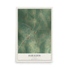 Haralson, Georgia map print, 12" x 18" Archival Matte Print mockup