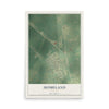 Homeland, Georgia map print, 12" x 18" Archival Matte Print mockup
