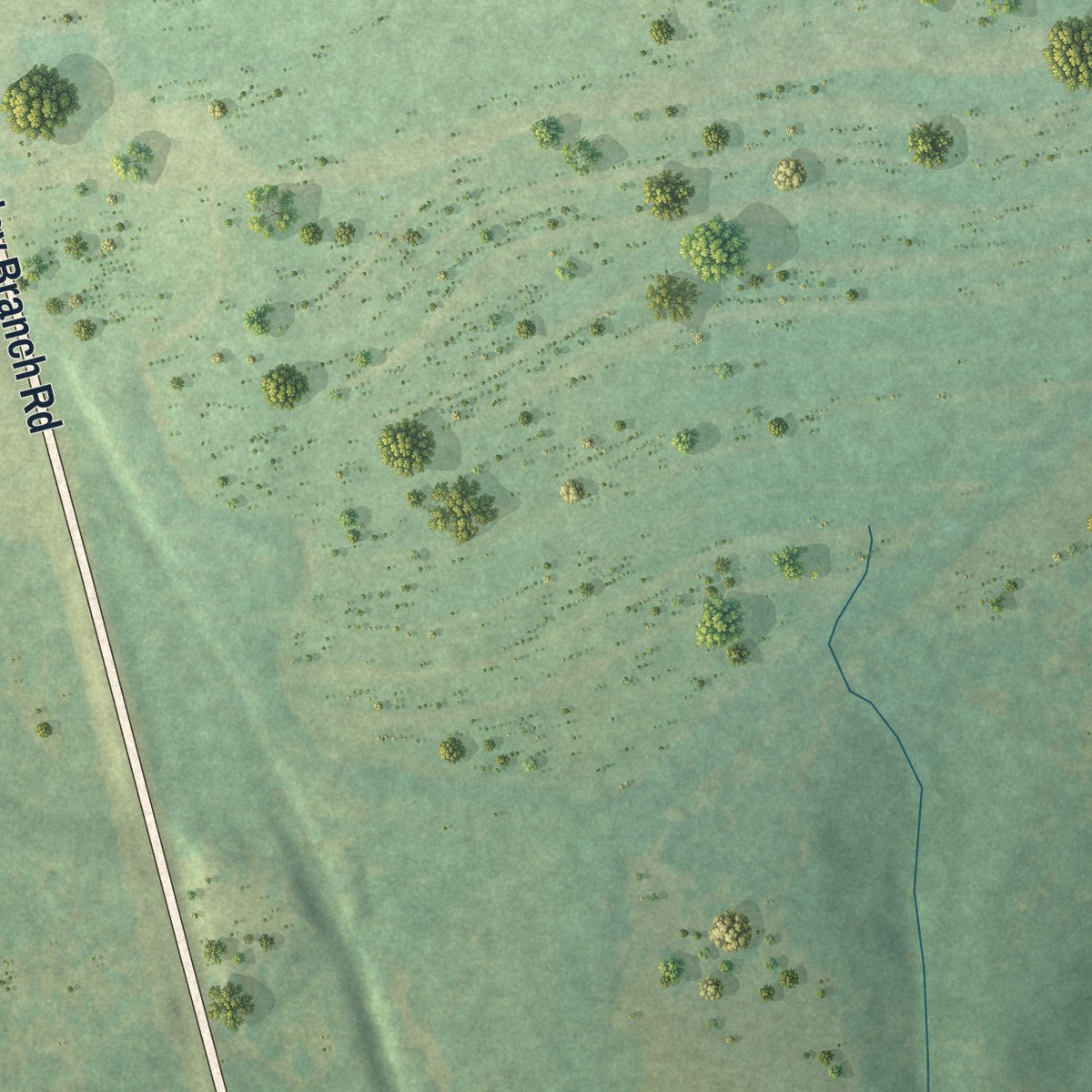 Close-up 2 of the Keysville, Georgia map artwork