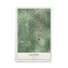 Lavonia, Georgia map print, 12" x 18" Archival Matte Print mockup