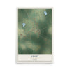 Leary, Georgia map print, 12" x 18" Archival Matte Print mockup