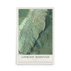 Lookout Mountain, Georgia map print, 12" x 18" Archival Matte Print mockup