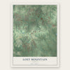 Lost Mountain, Georgia map print, the full design