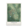 Louisville, Georgia map print, 12" x 18" Archival Matte Print mockup