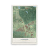 Lovejoy, Georgia map print, 12" x 18" Archival Matte Print mockup