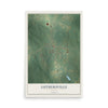 Luthersville, Georgia map print, 12" x 18" Archival Matte Print mockup