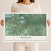 McIntyre, Georgia map print, 12" x 18" Archival Matte Print mockup
