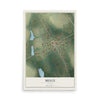 Meigs, Georgia map print, 12" x 18" Archival Matte Print mockup
