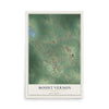 Mount Vernon, Georgia map print, 12" x 18" Archival Matte Print mockup