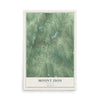 Mount Zion, Georgia map print, 12" x 18" Archival Matte Print mockup