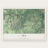 Ola, Georgia map print, the full design