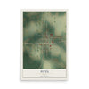 Pitts, Georgia map print, 12" x 18" Archival Matte Print mockup