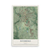 Riverdale, Georgia map print, 12" x 18" Archival Matte Print mockup
