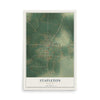 Stapleton, Georgia map print, 12" x 18" Archival Matte Print mockup