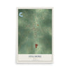 Stillmore, Georgia map print, 12" x 18" Archival Matte Print mockup