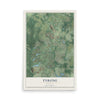 Tyrone, Georgia map print, 12" x 18" Archival Matte Print mockup
