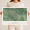 Vidalia, Georgia map print, 12" x 18" Archival Matte Print mockup