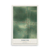 Vidette, Georgia map print, 12" x 18" Archival Matte Print mockup