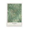 Waleska, Georgia map print, 12" x 18" Archival Matte Print mockup