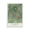Watkinsville, Georgia map print, 12" x 18" Archival Matte Print mockup