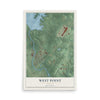 West Point, Georgia map print, 12" x 18" Archival Matte Print mockup