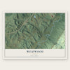 Wildwood, Georgia map print, the full design