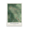 Willacoochee, Georgia map print, 12" x 18" Archival Matte Print mockup