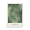 Williamson, Georgia map print, 12" x 18" Archival Matte Print mockup