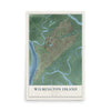 Wilmington Island, Georgia map print, 12" x 18" Archival Matte Print mockup