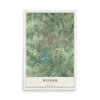 Winder, Georgia map print, 12" x 18" Archival Matte Print mockup