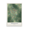 Wrightsville, Georgia map print, 12" x 18" Archival Matte Print mockup