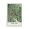Young Harris, Georgia map print, 12" x 18" Archival Matte Print mockup