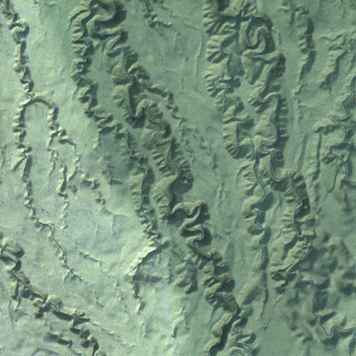 Second close-up of the map of Haiku-Pauwela, Hawaii print showing more streets and buildings