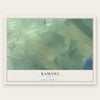 Kamaili, Hawaii map print, the full design