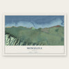 Mokuleia, Hawaii map print, the full design