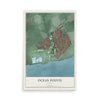 Map of Ocean Pointe, Hawaii, 12 x 18 inch unframed archival matte print