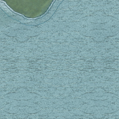 Close-up of the map of Ualapue, Hawaii print showing street and building detail