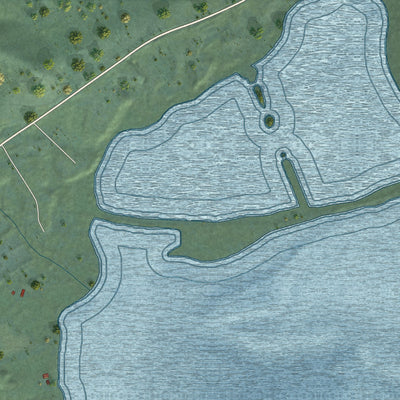 Close-up of the map of Waiahole-Waikane, Hawaii print showing street and building detail