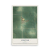 Map of Andover, Iowa, 12 x 18 inch unframed archival matte print