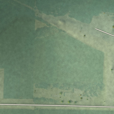 Second close-up of the map of Archer, Iowa print showing more streets and buildings