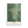 Map of Aurora, Iowa, 12 x 18 inch unframed archival matte print