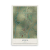 Map of Avoca, Iowa, 12 x 18 inch unframed archival matte print