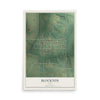 Map of Blockton, Iowa, 12 x 18 inch unframed archival matte print