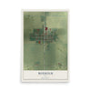 Map of Boxholm, Iowa, 12 x 18 inch unframed archival matte print