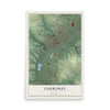 Map of Cherokee, Iowa, 12 x 18 inch unframed archival matte print